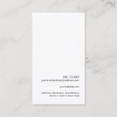 Vintage Rustisch Wood Visitekaartje (Achterkant)