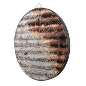 Vintage Rusty Metal Dartbord (Voorkant Rechts)