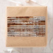 Vintage Rusty Metal Etiket (Insitu)