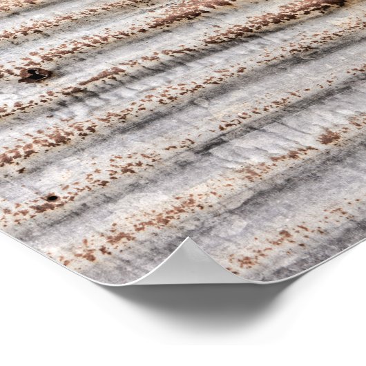 Vintage Rusty Metal Poster (Hoek)