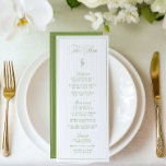 Vintage Sage Vert & Beige Gratuit Mariage Menu<br><div class="desc">Ce menu de mariage élégant est composé d'un arrière - plan rayé beige doux, associé à une typographie serif verte à la sauge raffinée et à des accents de script délicats. Conçu pour les mariages de jardin, les réceptions officielles en plein air et les célébrations intemporelles. Le dos comprend des...</div>