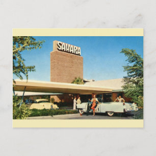 Vintage Sahara Hotel Las Vegas Briefkaart