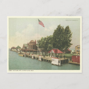 vintage Saint Claire Detroit Michigan Briefkaart