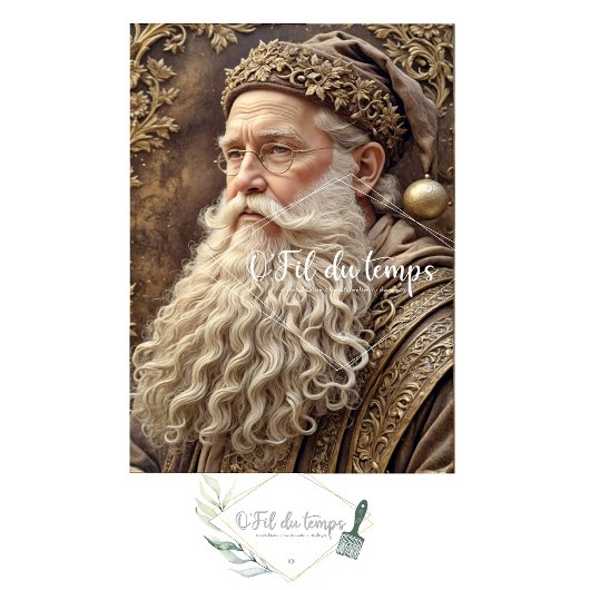 Vintage Saint-Nic Dsnijden Paper Tissuepapier