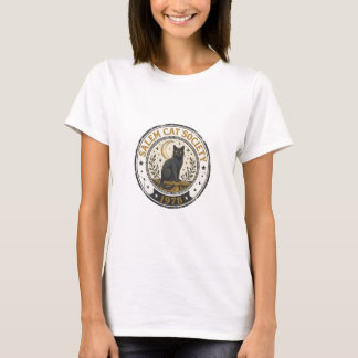 Vintage Salem Cat Society 1978 Zwarte Kat Retro T-shirt