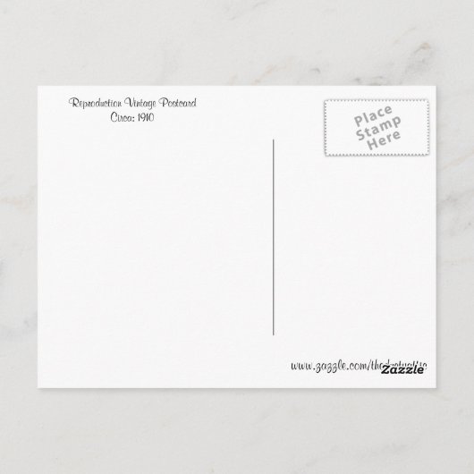 Vintage Salem Ohio Briefkaart (Achterkant)