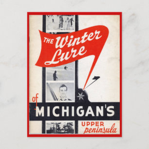 Vintage Sales, Michigans, Bovenste schiereiland Briefkaart