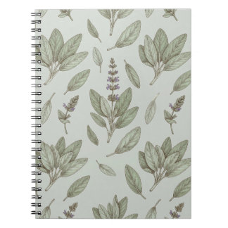 Vintage Salie Kruiden Botanisch Notitieboek