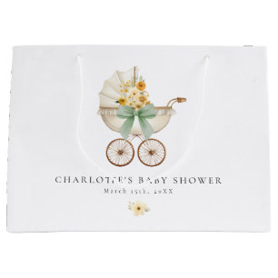 Vintage Saliegroene Koffer Baby Shower Cadeautas