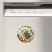 Vintage Salutations de grâces Magnet rond (In Situ (Lave-vaisselle))