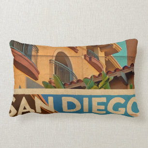 Vintage San Diego Lumbar Coussin