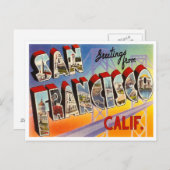 Vintage San Francisco Briefkaart (Voorkant / Achterkant)