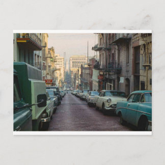 Vintage San Francisco Commercial Street at Keary Briefkaart
