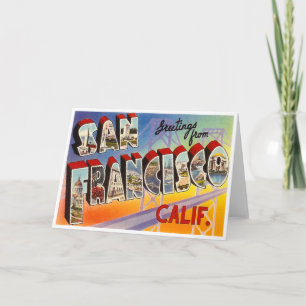 Vintage San Francisco Kaart