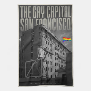 Vintage San Francisco Kitchen Towel Theedoek
