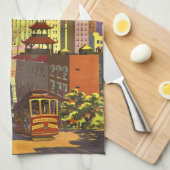 Vintage San Francisco Theedoek (Quarter Fold)