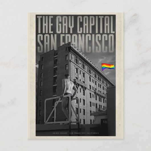 Vintage San Francisco Travel Briefkaart (Voorkant)