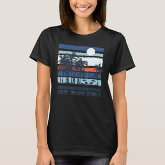 Vintage Sandy Springs Georgia Summer 70s 80s Beach T-shirt