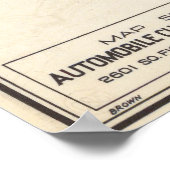 Vintage Santa Barbara California Map Poster 1938 (Coin)