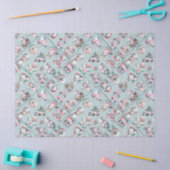 Vintage Santa & Candy Cane Holiday Tissuepapier (Craft)