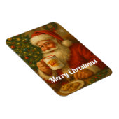 Vintage Santa Christmas Flexible Fridge Magnet  (Côté Droit)
