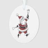 Vintage Santa Christmas Ornament  (voorkant)
