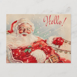 Vintage Santa Christmas Postcards Feestdagenkaart