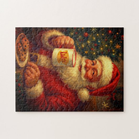 Vintage Santa Christmas Puzzle (Horizontal)