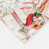 Vintage Santa Fleece Blanket (Hoek)