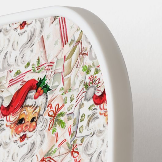 Vintage Santa Pickleball Paddle (Links Detail)