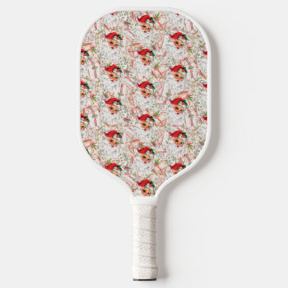 Vintage Santa Pickleball Paddle