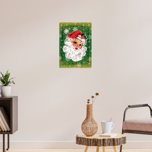 Vintage Santa Poster (Woonkamer 3)