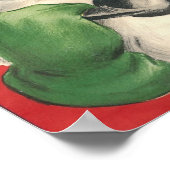 Vintage Santa Poster (Hoek)