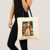 Vintage santa tote bag (Voorkant (product))