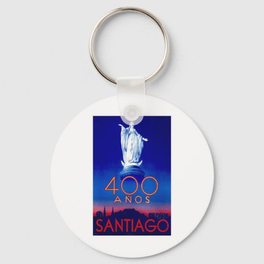 Vintage Santiago Sleutelhanger (Voorkant)