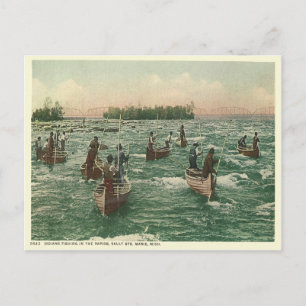 Vintage Sault Ste Marie Briefkaart