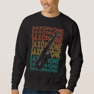 Vintage Saxofoon Voor Saxofonisten Trui