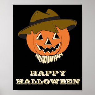 Vintage Scarecrow Poster