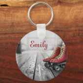 Vintage schaatsen sleutelhanger (Voorkant)