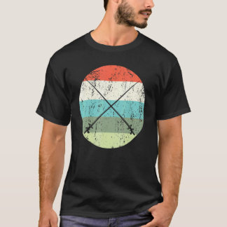 Vintage schermer vechtsporten schermers Retro Fenc T-shirt