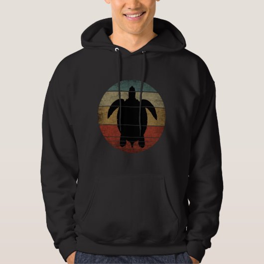 VINTAGE SCHILDPAD  HOODIE (Voorkant)