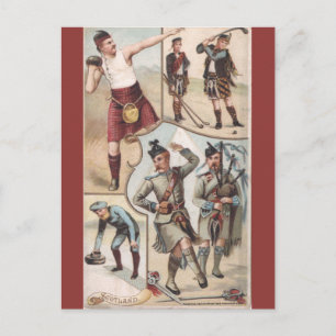 Vintage Schotland Briefkaart