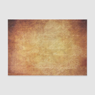 Vintage Schrift op een Bronzen Achtergrond Tissuepapier