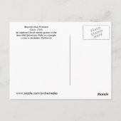 Vintage Schweitzer Herfsten Briefkaart (Achterkant)