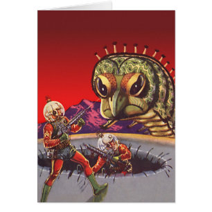 Vintage Science Fiction Géante Centipede Guerre de