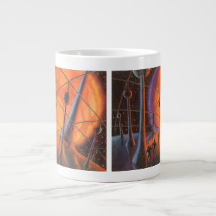 Vintage Sciencefiction, Oranje Zon en Buitenaardse Jumbo Mok