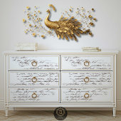 Vintage Script Letter Decoupage Tissuepapier