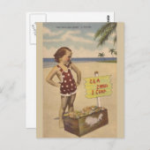 Vintage Sea Shells Florida Carte postale (Devant / Derrière)