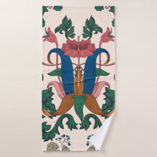 Vintage seamless floral pattern. Art nouveau flora