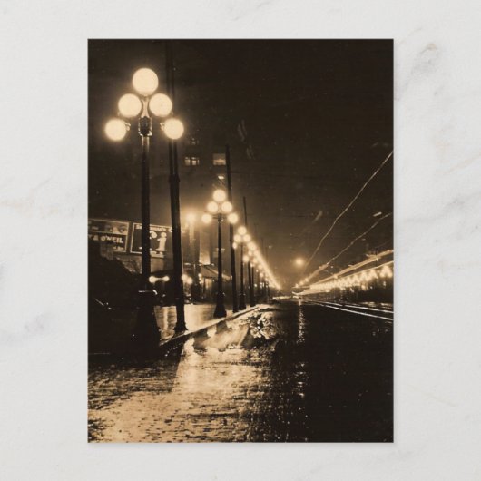 Vintage Seattle Briefkaart (Voorkant)